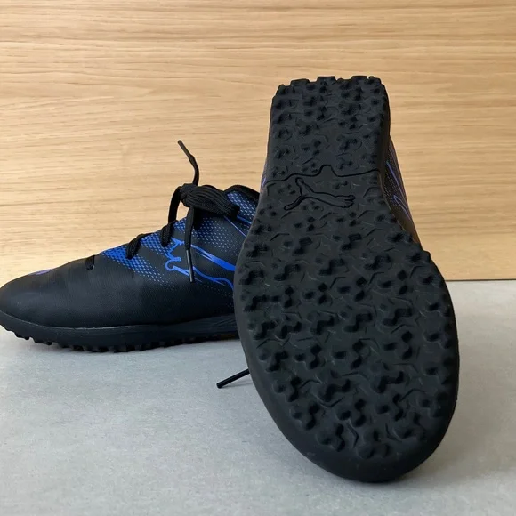 Puma Black and Blue Sports turf Shoes - Picture 2 of 3